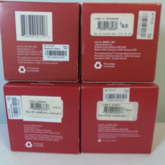 Wallace Silversmiths Collectible Annual Silverplated Sleigh Bells set of 4-Conse - Picture 4 of 12